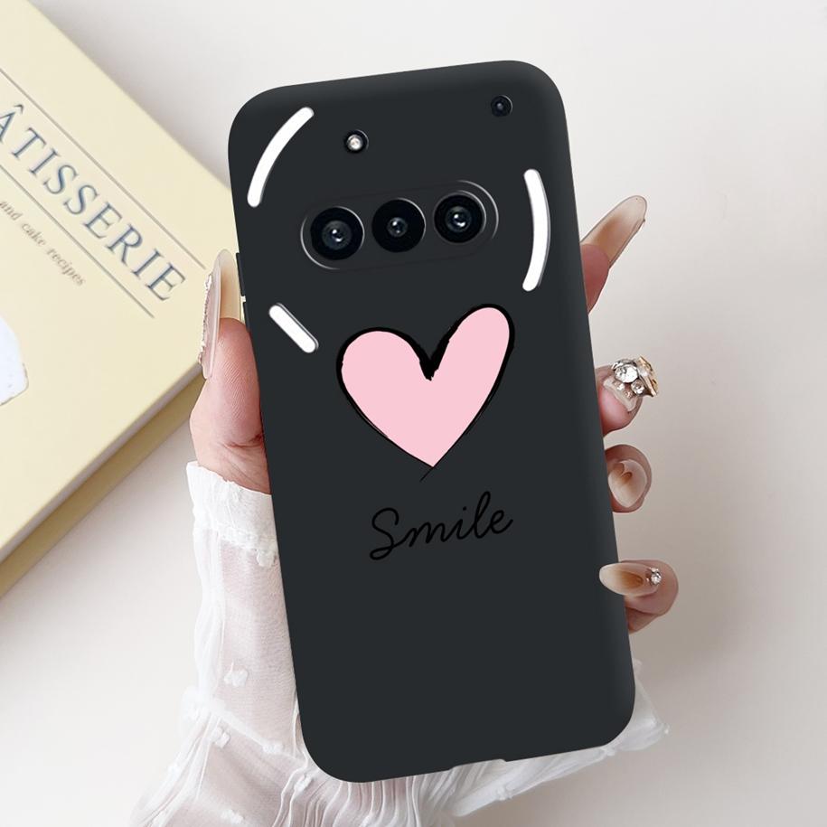 For Nothing Phone 3A Case A059 Cover Fashion Flower Soft Silicone Black Shockproof Cover On Nothing Phone3A 3 A 3APro A059P Capa