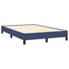 Bed Frame Without Mattress Blue 120 X 190 Cm Fabric