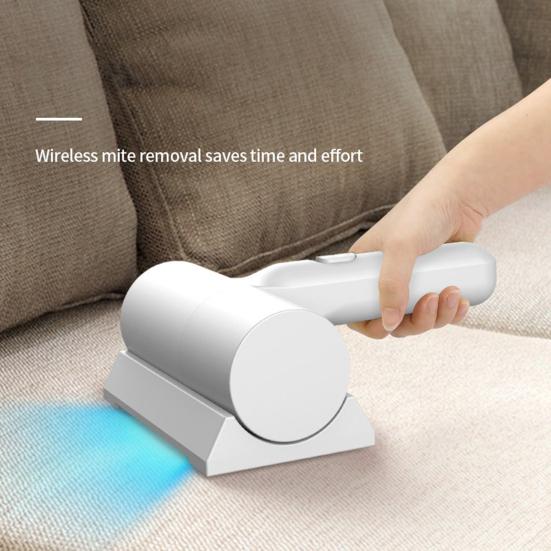 Mattress Vacuum Cleaner Powerful Strong Suction High Efficiency Filtration Wireless Rechargeable Vacuum Cleaner Pet Hair Dust Remover