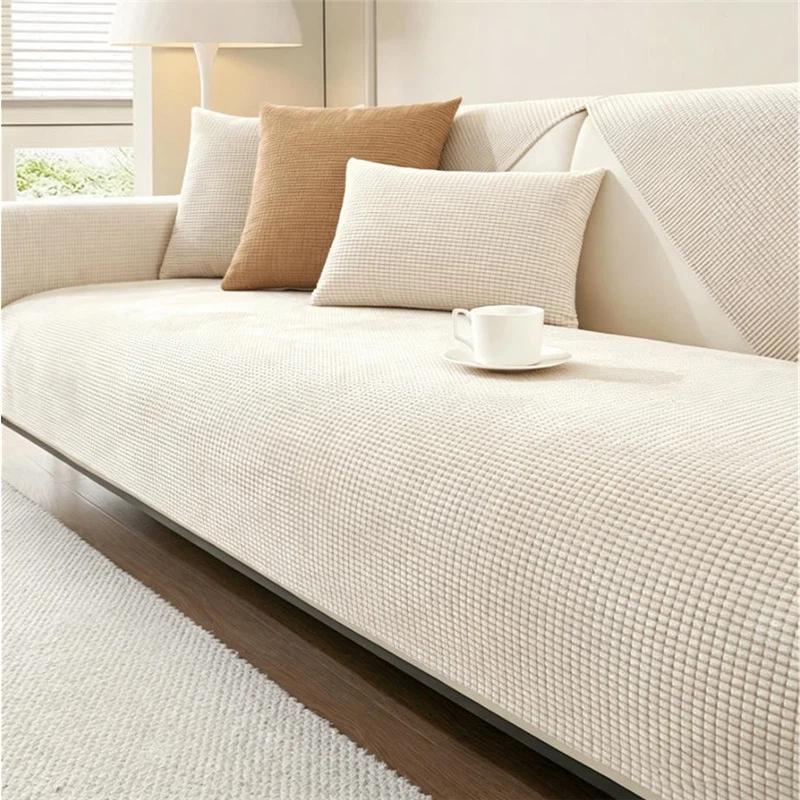 Waterproof Sofa Cushion Universal Non Slip Seat Pad Cat Scratch Resistant Sofa Cover For All Seasons