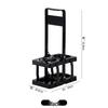 Foldable Plastic Beverage Rack: Wine & Beer Tote Basket