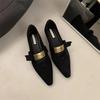2025 New Spring Flat Shoes Leisure Women Flats Female Soft Sole Ladies Footwear Comfortable Casual Lady Square Toe Shoes Girl