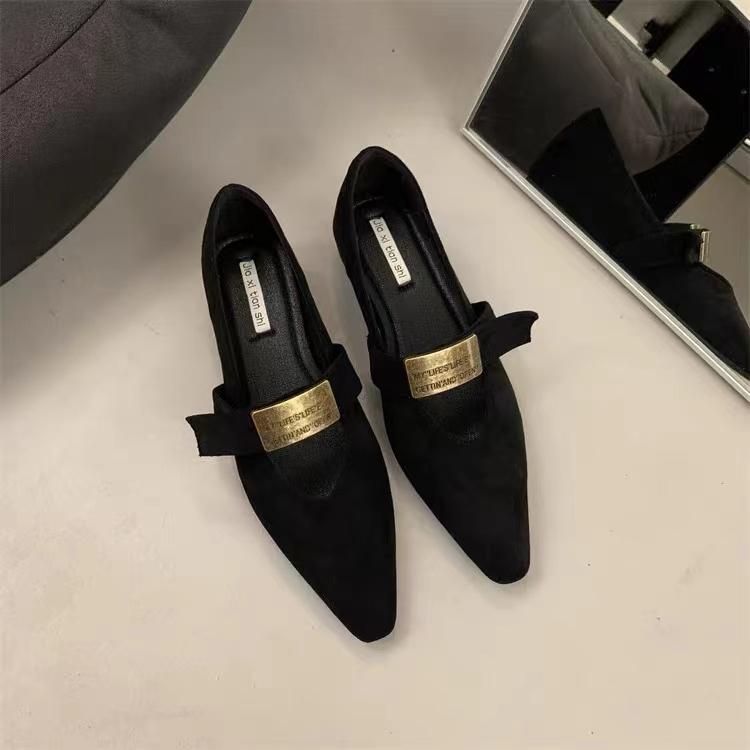 2025 New Spring Flat Shoes Leisure Women Flats Female Soft Sole Ladies Footwear Comfortable Casual Lady Square Toe Shoes Girl