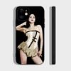 Funda de Teléfono Sexy Girl J-jisoo-s Para IPhone 17 Air 16 15 14 13 Pro Max 11 12 Cubierta de Silicona Negra