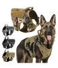 Tactisch Hondentuig Militaire Training Gevoerd Snelontgrendelingsvest Huisdier Training Hondentuig Voor Set Kleine Middelgrote Grote Honden