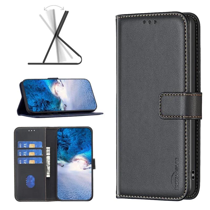 Leather Flip Wallet Case For Samsung Galaxy A17 A16 5G 4G SM-A175F A176B A165F A166 Cases Magnetic Card Slots Phone Cover Shell