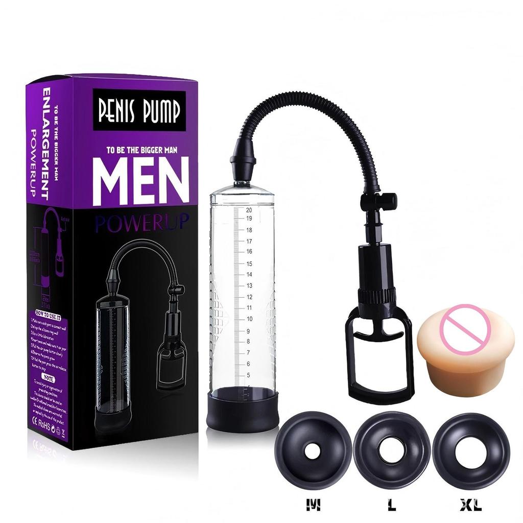 Men's Vacuum Pressure Penis Enlargement & Erection Training Device