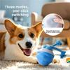 Electronic Interactive Pet Toy Moving Ball Smart Dog Toy Ball Rope USB 3 Modes Automatic Moving Bouncing for Puppy Chew Products