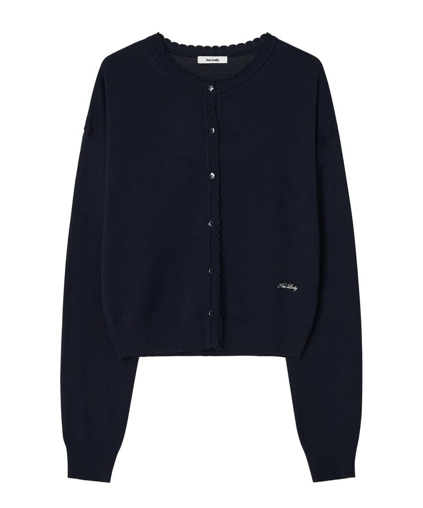 Nyuluki Base Loose Fit Cardigan_Navy