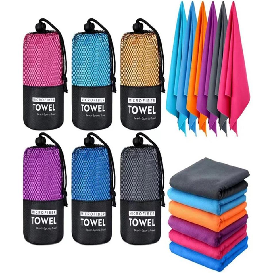 7 Styles Microfiber Towel Sports Quick-Drying Super Absorbent Camping Towel Super Soft Lightweight Gym Swimming Yoga Beach Towel