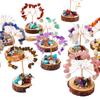 1 Stück 2D Flache Acrylfigur Luxuriöser Kristallpfau Schmuck Tischdekoration Für Schlafzimmer Wohnzimmer Büro