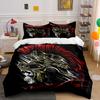 Skeleton In Warrior Helmet. Bedding Sets Duvet Cover Sets Duvet Covers Pillowcases(1 * Duvet Cover 2 * Pillowcases, Without Duvet Insert)