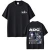 Ado World Tour 2026 Hibana T-shirt Male Fashion Casual Soft Cotton T Shirt Men Women Fashion Japanese Style Short Sleeve Tshirts