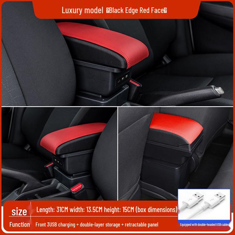 Honda Fit 2014-20 Third Gen Sporty Interior GK5 Central Armrest Box