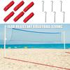 6Pcs Strand Volleyball Linien Outdoor Volleyball Grenze Linien Volleyball Gericht Gurtband mit Boden