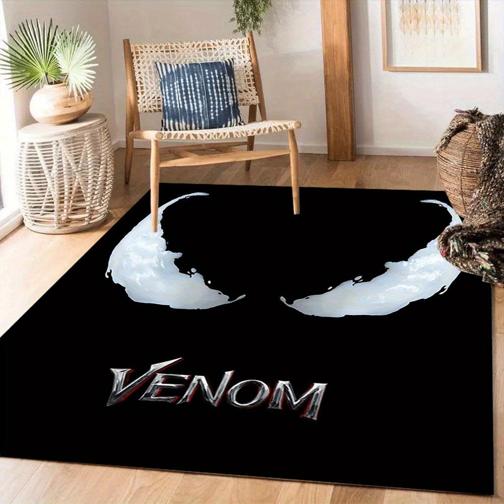 1 Stück Venom Teppich, Schlafzimmer und Spielzimmer, Langlebig, Fleckenresistent und Leicht zu Reinigen, Wohnzimmer