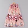 Girls' Mermaid Sequin Shawl - Elsa Princess Cloak