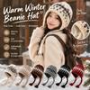 Tassel Tie Tassel Beanie Warm Knit Women Beanie New Knit Cap  Autumn Winter Daily Wear