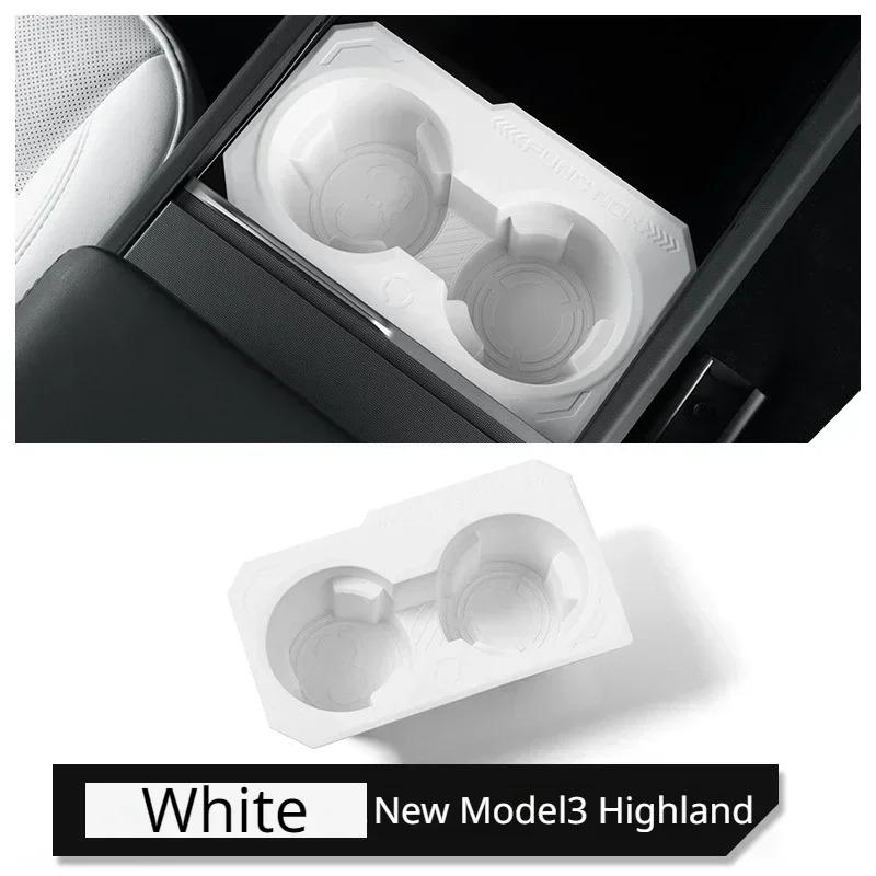 For Tesla New Model 3+ Highland 2024 Water Cup Bracket Stopper Central Control Water Cup Holder Limiter Car Interior Accessories