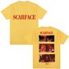 Ταινία Scarface Tony Montana Αποσπάσματα Κλασικό T-Shirt Τα Μάτια Chico Vintage Hip Hop Ανδρικό Γοτθικό T-Shirt Φαρδύ Βαμβακερό Καθημερινά T-Shirts