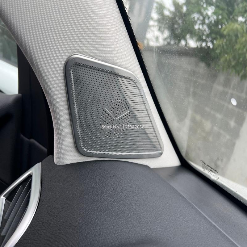 For GWM Haval H9 2017- Interior steel Car A-pillar Rear Row High Pitch Stereo 4 Door loundSpeaker speaker horn Cover Sticker
