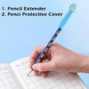 6pcs/12pcs Penguin Shape Pencil Nib Protector Soft Rubber Pen Cap Pencil Extender  School Office