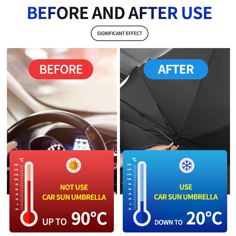 Car Front Window Sunshade Cover Windshield Folding Sun Shade For Honda Accord