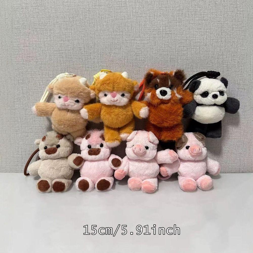 Shake Feature Plush Keyring Wiggly Design Bag Charm Cute Stuffed Toys For Girlfriend