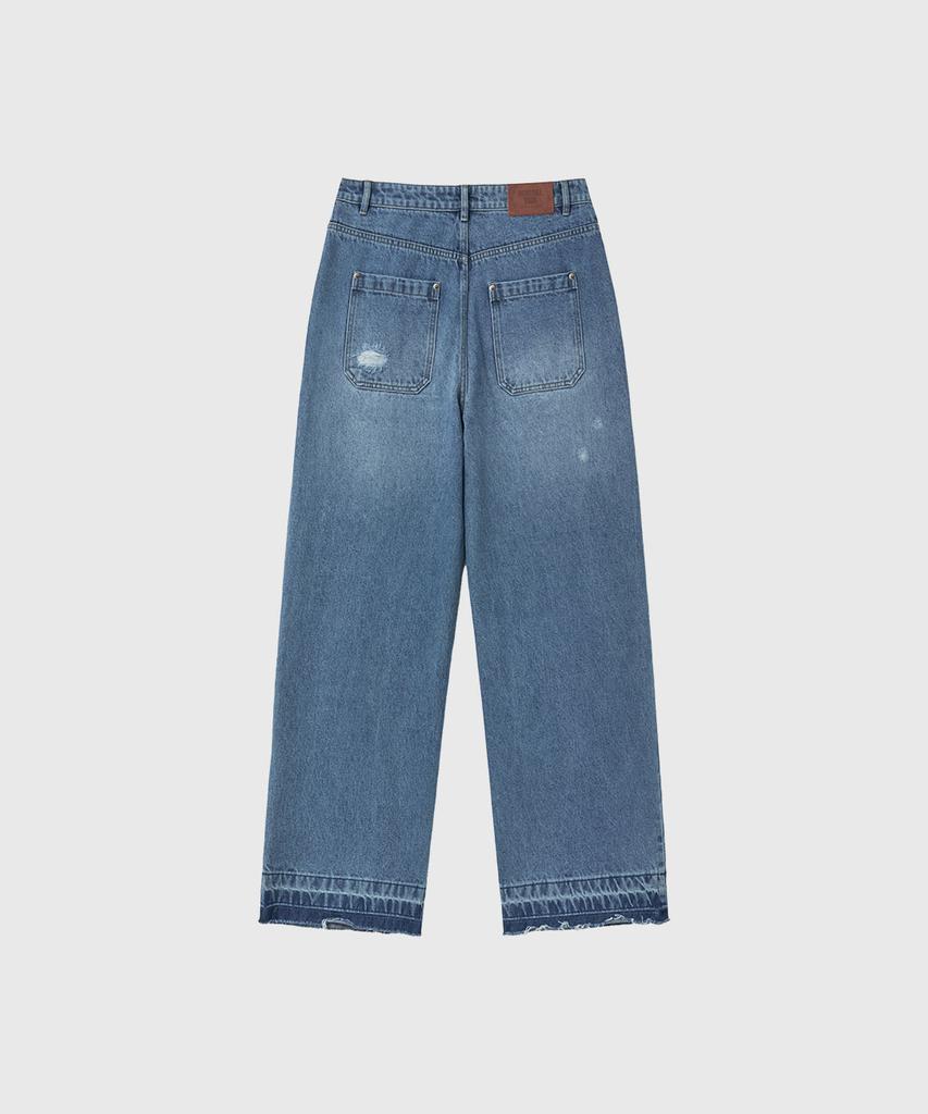 GENERALIDEA Man Distressed Denim Pants [Blue] / Gf1Mpt015