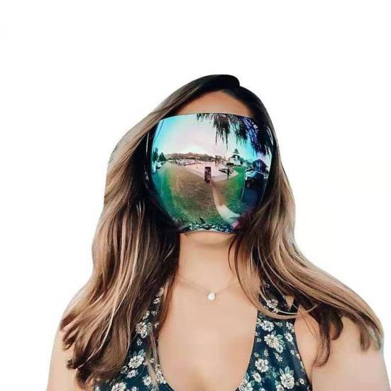 Full Face Sunglasses for Men Women Mirror Shield Glasses Full Face Visor