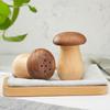 Pilz Zahnstocher Halter Zahnstocher Box Haushalt Holz Zahnstocher Box Niedliche Pilz Zahnstocher Glas Tisch Dekoration