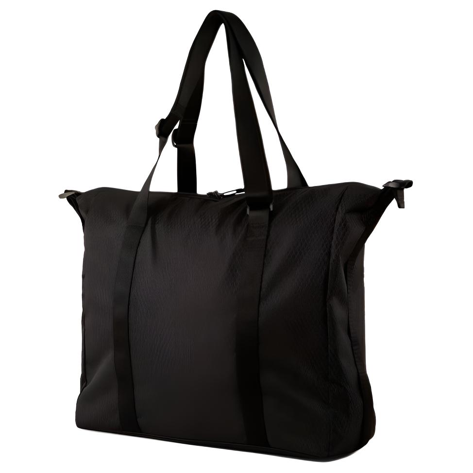 Puma Large Logo Capacity Sports Zipper Tote Shoulder Bag Unisex Bags Black 078322-01