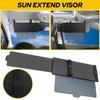 Universal Car Visor Sun Extension Extender Shield Truck Front Shade Anti Glare