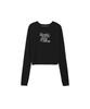 REST&RECREATION Raglan Long Sleeve Knit - Black