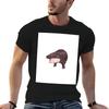 Moo Deng Baby Hippo No Text T-Shirt T Shirts Designer Funny T Shirts Cotton Printed T Shirts Fo