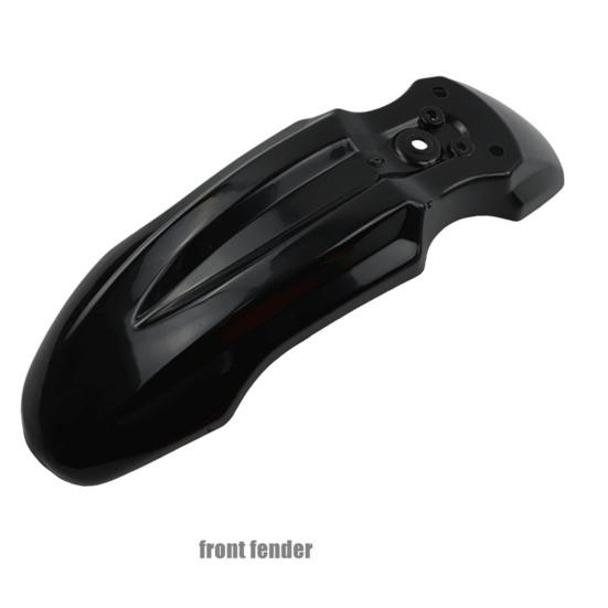 Guardabarros Delantero Eléctrico para Moto de Cross Guardabarros de Barro para Motocicleta Todoterreno Repuesto de Guardabarros para Moto Todoterreno CRF50 XR50