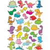 MégaCréa DIY - Dinosaur Stickers from 2 To 5 Cm 32 Pieces
