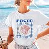 Voyage à la Plage Mignon Motif Salade Imprimé 2025 Haut Décontracté à Manches Courtes pour Femme Été Vêtement de Rue Cartoon pour Femme T-shirt