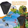 Solar Bird Repeller Alarm with 13 Built-in Sounds & 129db Speaker Solar Animal Repellents for Farm Ranch Orchard Protect Fruits
