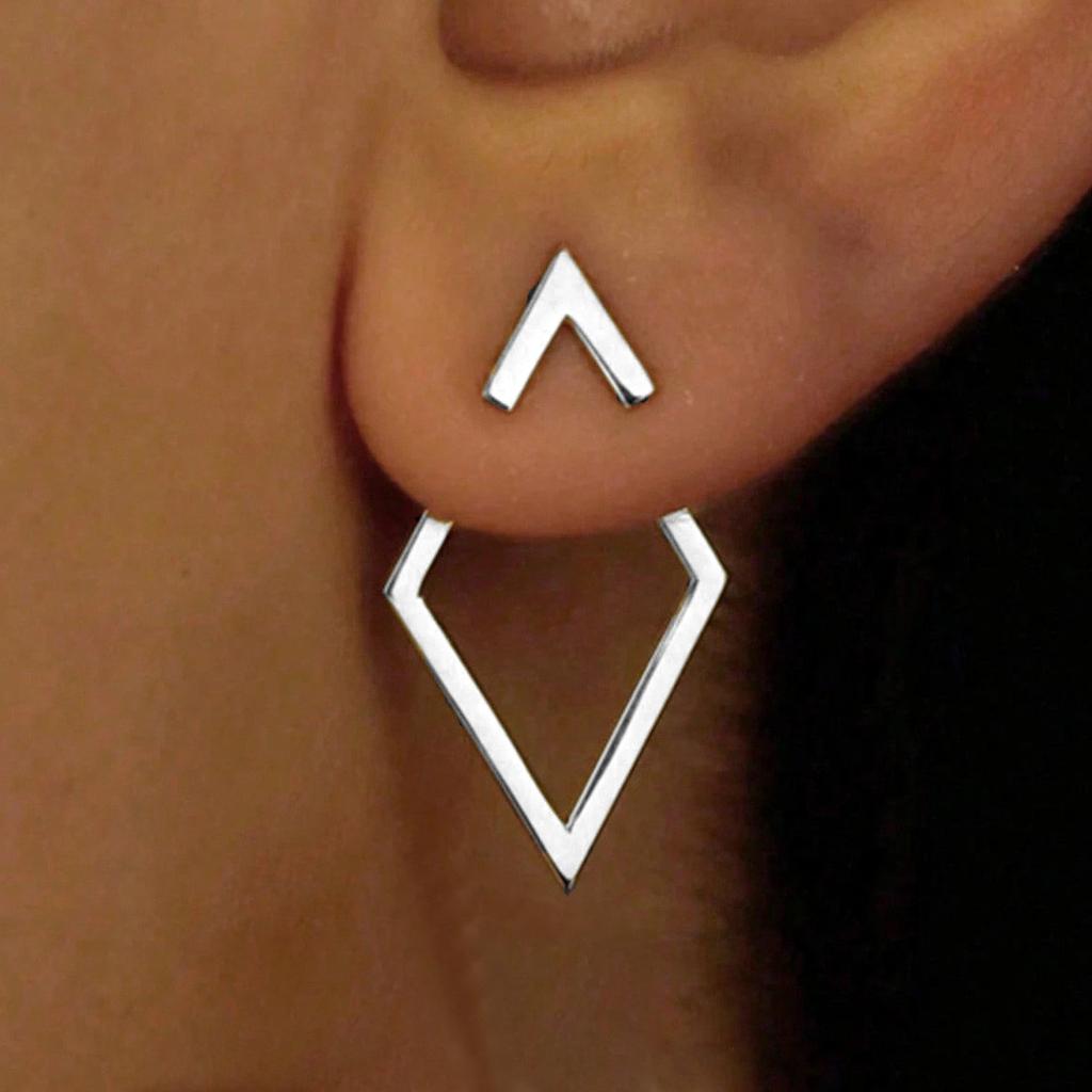 Einfache geometrische Ohrringe im französischen Stil für Frauen, modisch, luxuriös, Tropfenohrring, für den Alltag, Party, Urlaub, Schmuck, Geschenke
