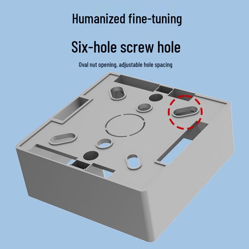Junsong PVC Surface Mount Switch Socket Bottom Box