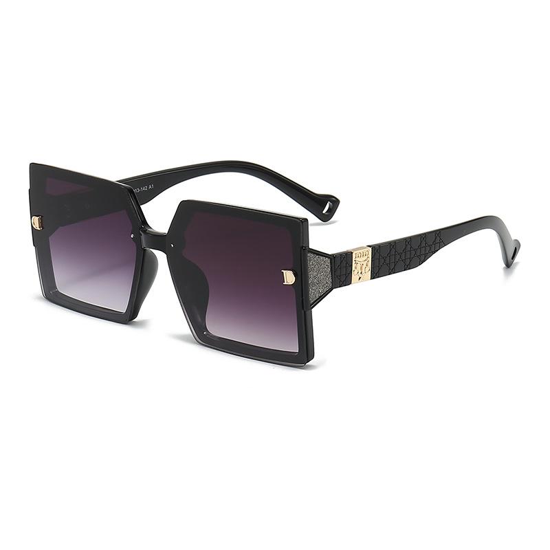 Classic D Fashion Sunglasses For Women And Men Square Oversize Frame Designer Luxury Brand Glasses Uv400