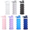 Outdoor Sports Silicone Water Bottle Portable Travel Large Capacity Water Bottle Telescopic Folding Cup Creative Gift Cup