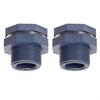 Schotdoorvoerfitting Binnendraad PVC Kunststof Hoge Kwaliteit