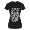 Womens/Ladies Im Out Of Bed and Dressed T-Shirt