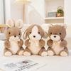 Carl Rabbit Doll Plush Toy Cute Little Rabbit Doll Girl Children Rag Doll Birthday Gift