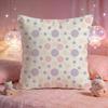 Cute Polka Dot Pop Cushion Cover Premium Comfort Reversible Pillow Cove Two In One Design for Any Room  Car Interior