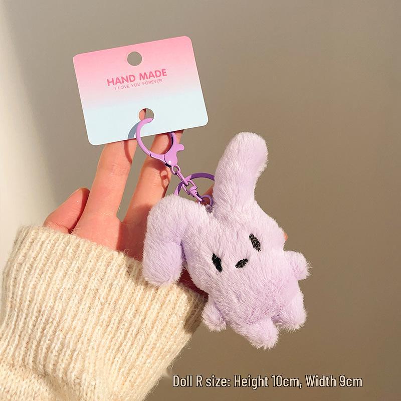 Plush Doll Keychain & Backpack Ornament: Cute Pendant for Events & Promotions