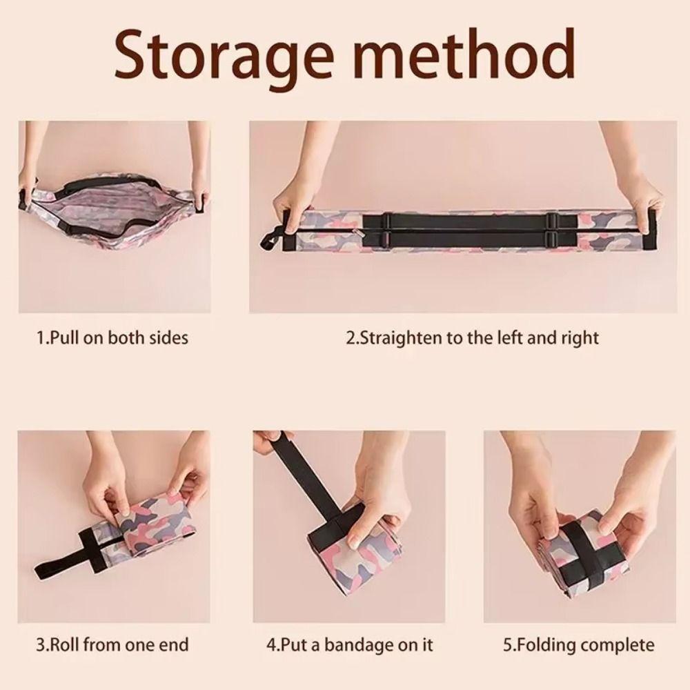 Grocery Bag Creative Folding Shopping Bag Portable Reusable Beach Bag Lightweight Waterproof Travel Shoulder Handbag Yoga