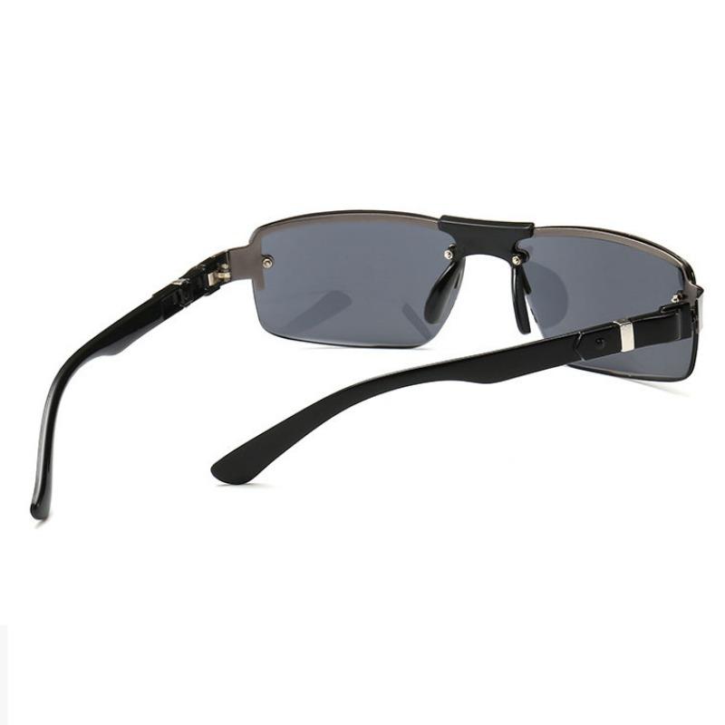 Fashion Men Vintage Metal Rectangle Sunglasses Classic Sun Glasses Coating Lens Driving Eyewear Men Women Sunglasses EMA